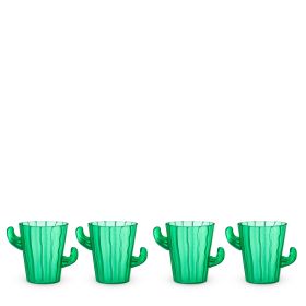 Cactus Shot Glasses, Set of 4 by True Zoo