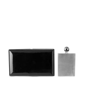 V.I.P. : Black Incognito Clutch Flask by BlushÂ®