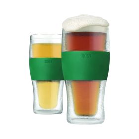 Beer FREEZEâ„¢ Cooling Cups in Green (set of 2) by HOSTÂ®