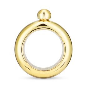 Gold Plastic Bangle Flask by BlushÂ®