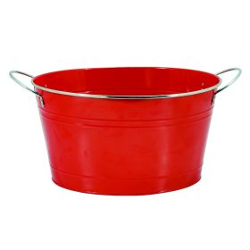 Big Red Galvanized Metal Tub by TwineÂ®