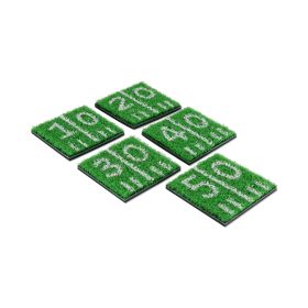 Home Turfâ„¢ Coasters, Set of 5 by TrueZoo